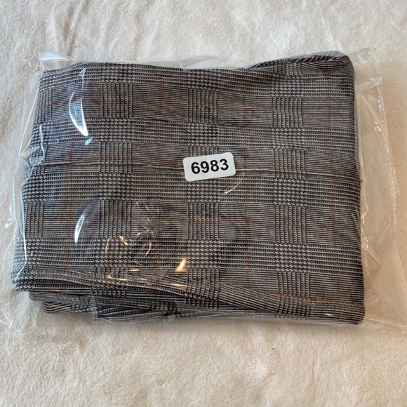 Anthropologie The Essential Crop Plaid Houndstooth Ankle Pants 16983 - Picture 16 of 16